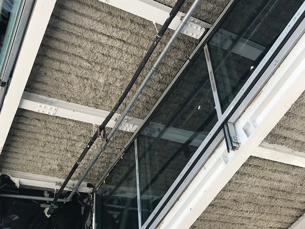 Estructura del Aeropuerto Nueva Pudahuel protegida con mortero Hibar