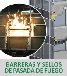 Barreras y sellos de pasada de fuego