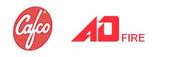 Logos de Cafco y AD Fire